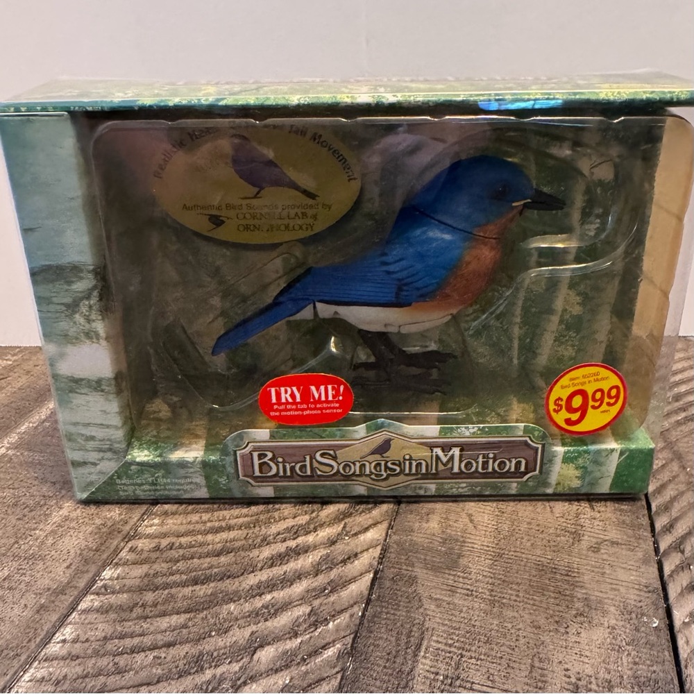 Takara Breezy Singers Motion-Activated Eastern‎ Bluebird  Vintage 2003  New